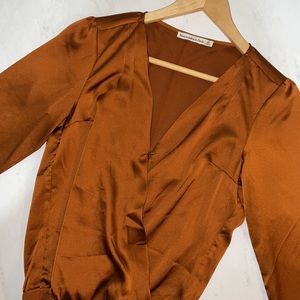 Abercrombie & Fitch Satin Bodysuit